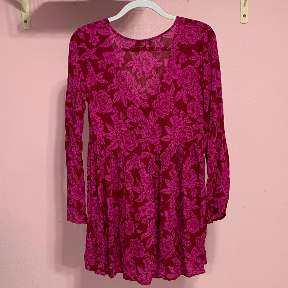 Billabong Floral Pink Dress - Picture 5 of 5